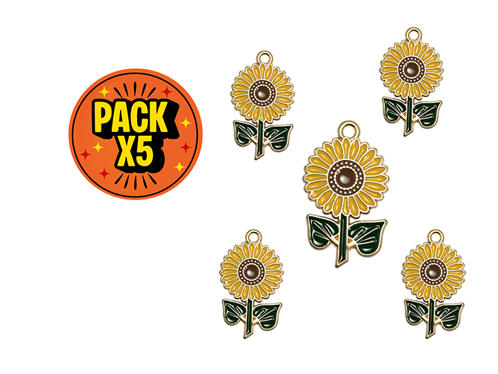 Dije Esmaltado Girasol